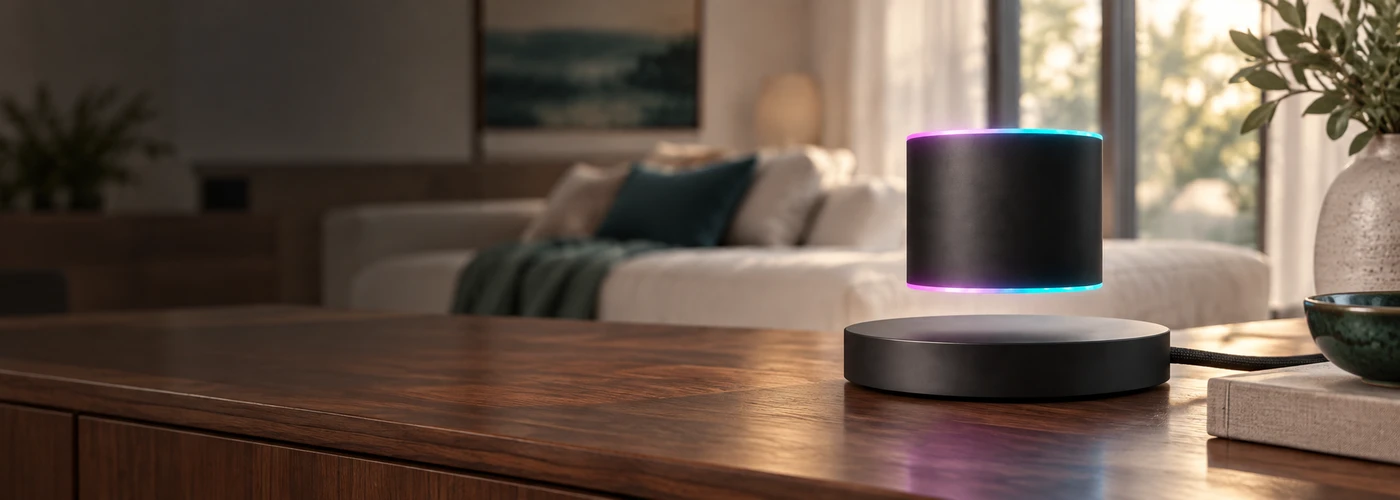 Levitating Speaker — generated lifestyle concept