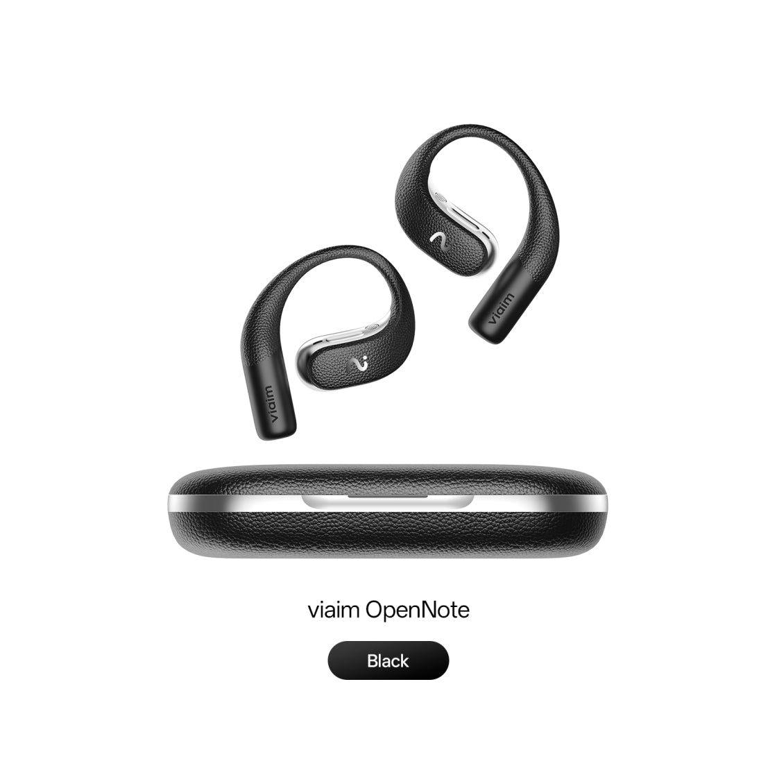 [Products] viaim OpenNote AI earphones in Black - variant product shot