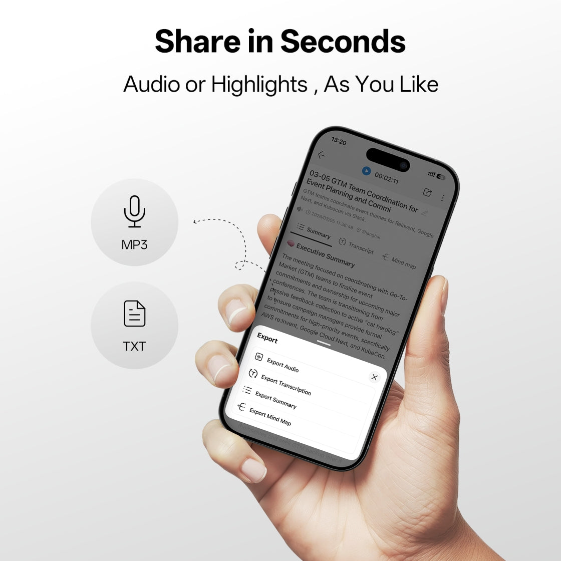 [Scenarios] viaim OpenNote - share meeting notes in seconds