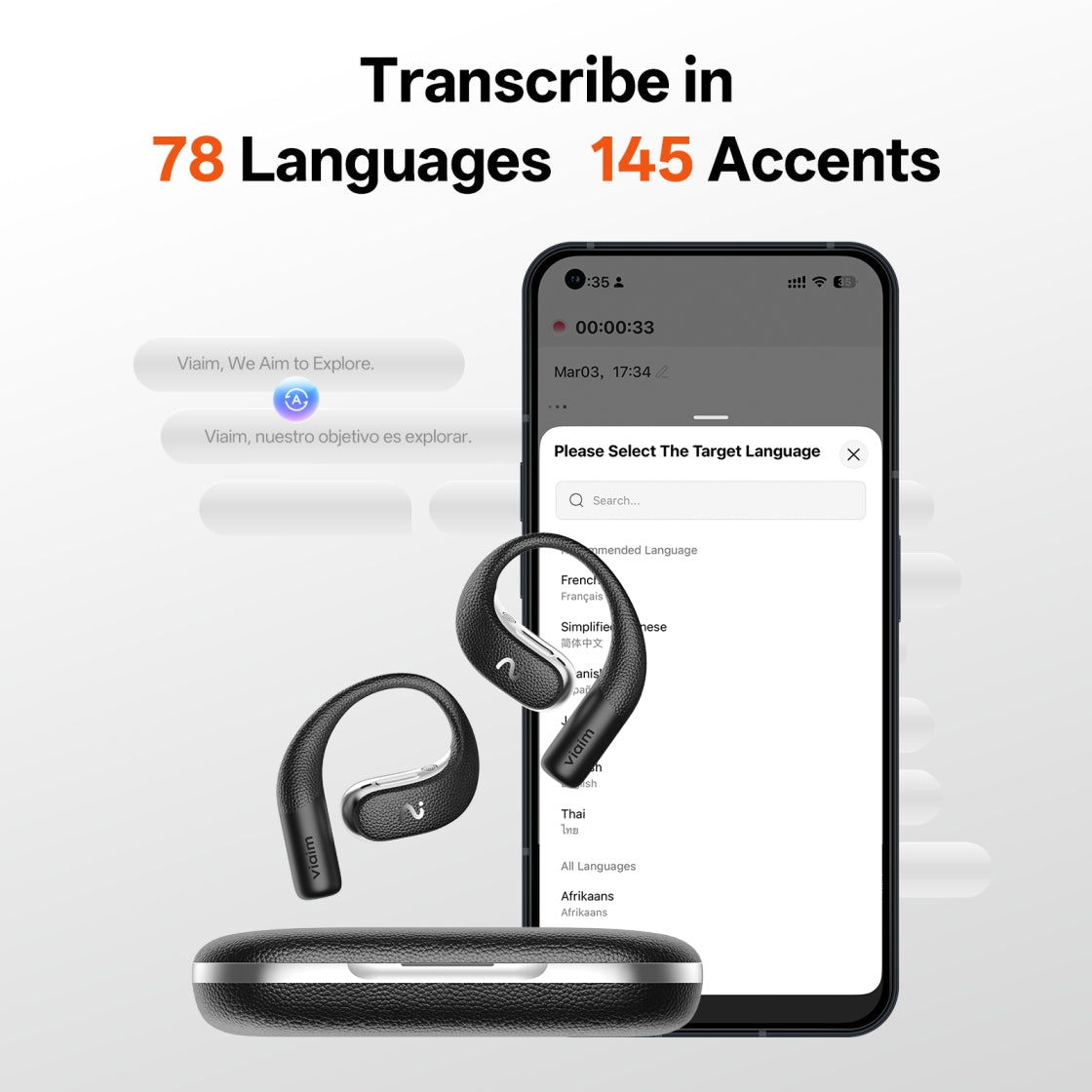 [Scenarios] viaim OpenNote - real-time transcription in 78 languages
