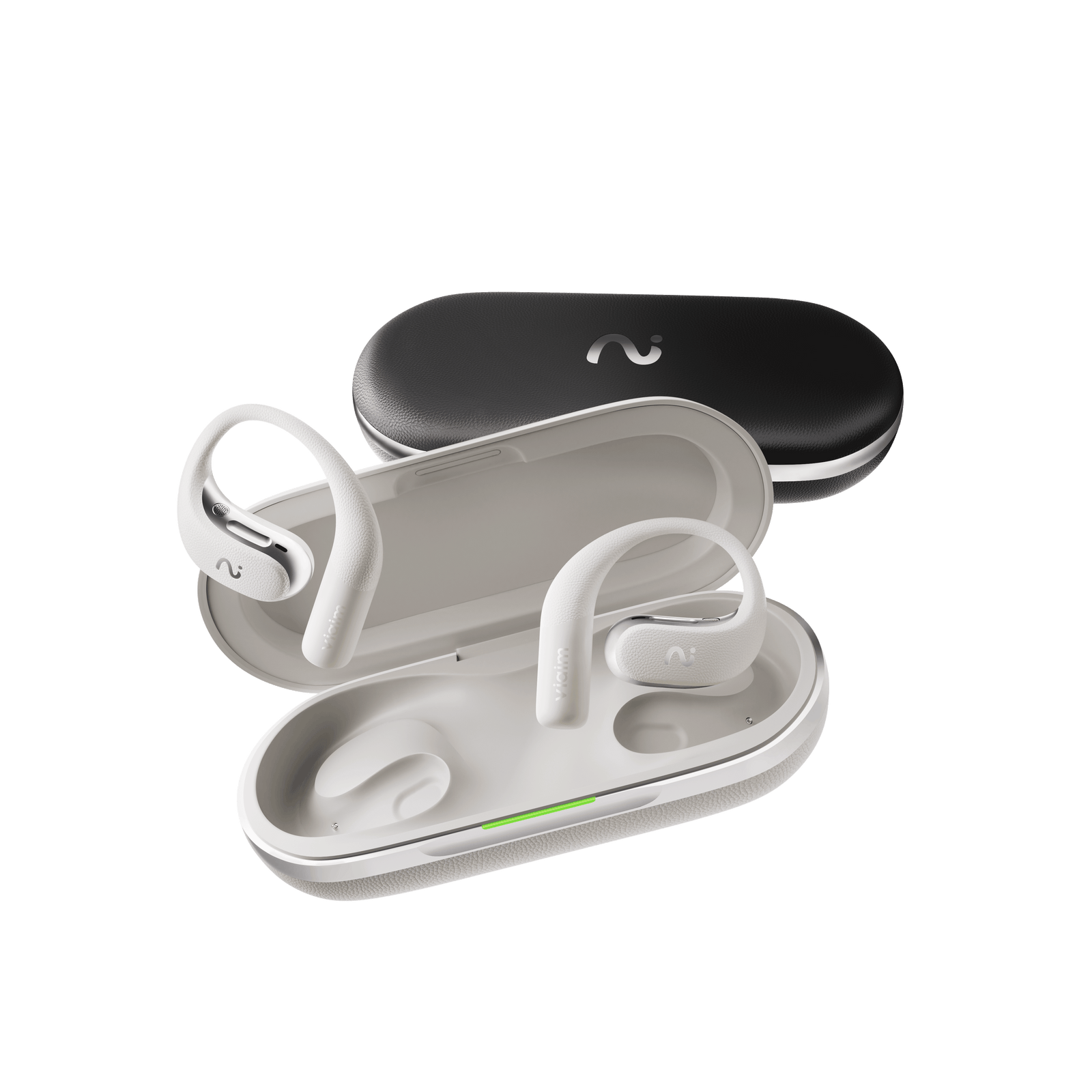 [Products] viaim OpenNote open-ear AI voice recorder earphones - product hero image