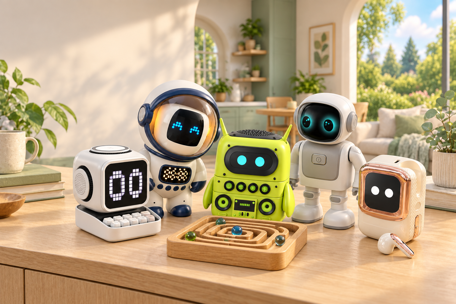 The speaker family gathered in their home